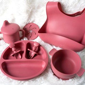 8 Piece Silicone Dining Set
